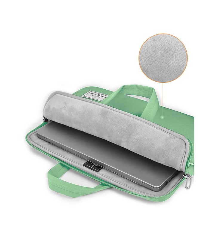 کیف لپتاپ ۱۴ اینچی ویوو مدل WIWU ViVi Laptop Handbag-سبز روشن