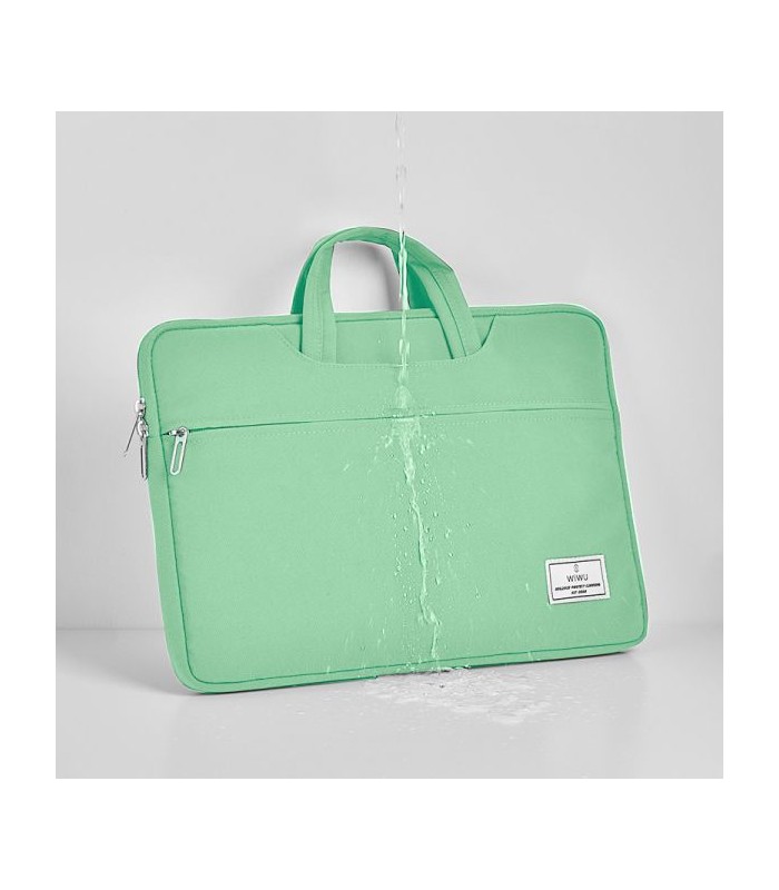 کیف لپتاپ ۱۴ اینچی ویوو مدل WIWU ViVi Laptop Handbag-سبز روشن