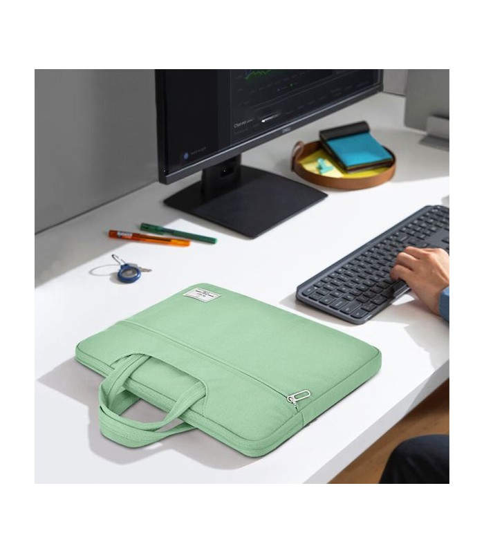 کیف لپتاپ ۱۴ اینچی ویوو مدل WIWU ViVi Laptop Handbag-سبز روشن