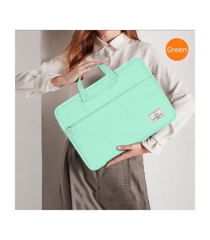 کیف لپتاپ ۱۴ اینچی ویوو مدل WIWU ViVi Laptop Handbag-سبز روشن