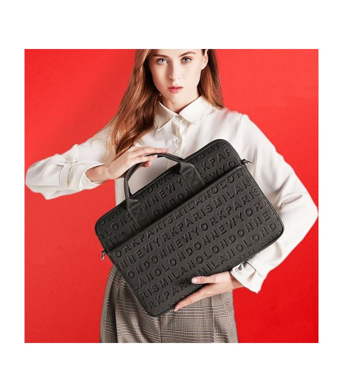 کیف لپتاپ ۱۳.۳ اینچی ویوو مدل WIWU Cosmo Slim Case-مشکی
