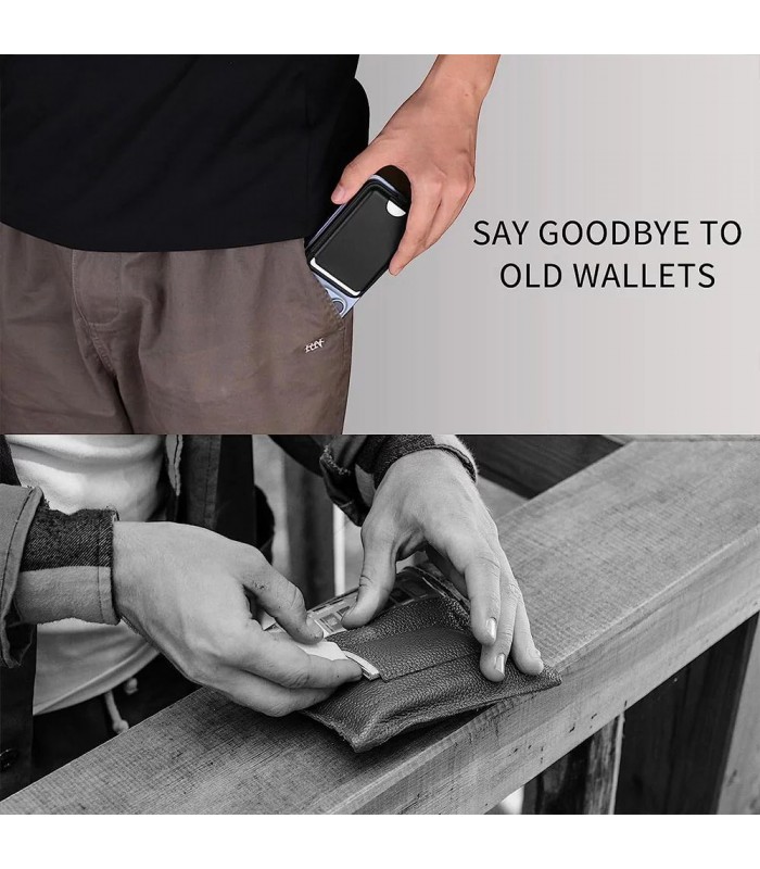 جاکارتی مگ سیف استند‌دار G-Tech مدل MagSafe Card Holder-مشکی