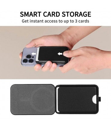 جاکارتی مگ سیف استند‌دار G-Tech مدل MagSafe Card Holder-مشکی