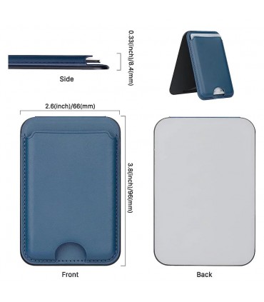 جاکارتی مگ سیف استند‌دار G-Tech مدل MagSafe Card Holder-قهوه‌ای روشن