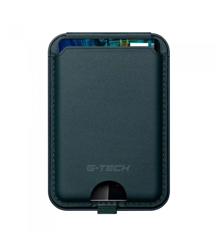 جاکارتی مگ سیف استند‌دار G-Tech مدل MagSafe Card Holder-سبز