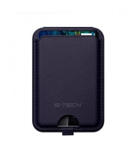 جاکارتی مگ سیف استند‌دار G-Tech مدل MagSafe Card Holder-بنفش