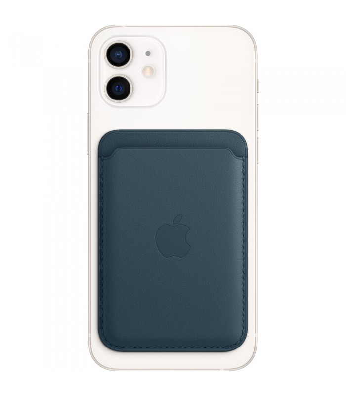 جاکارتی مگ سیف چرمی مدل iPhone Leather Wallet with MagSafe-سرمه ای-مشابه اصلی
