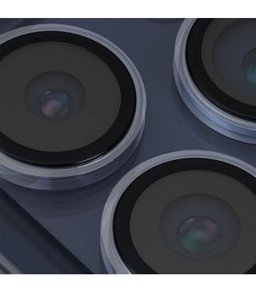 محافظ لنز دوربین یونیک مدل UNIQ Optix مناسب آیفون 15 Pro Max-آبی