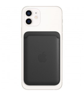جاکارتی مگ سیف چرمی مدل iPhone Leather Wallet with MagSafe-مشکی-مشابه اصلی