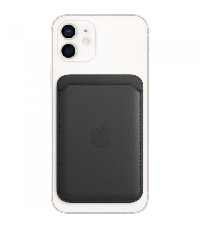 جاکارتی مگ سیف چرمی مدل iPhone Leather Wallet with MagSafe-مشکی-مشابه اصلی