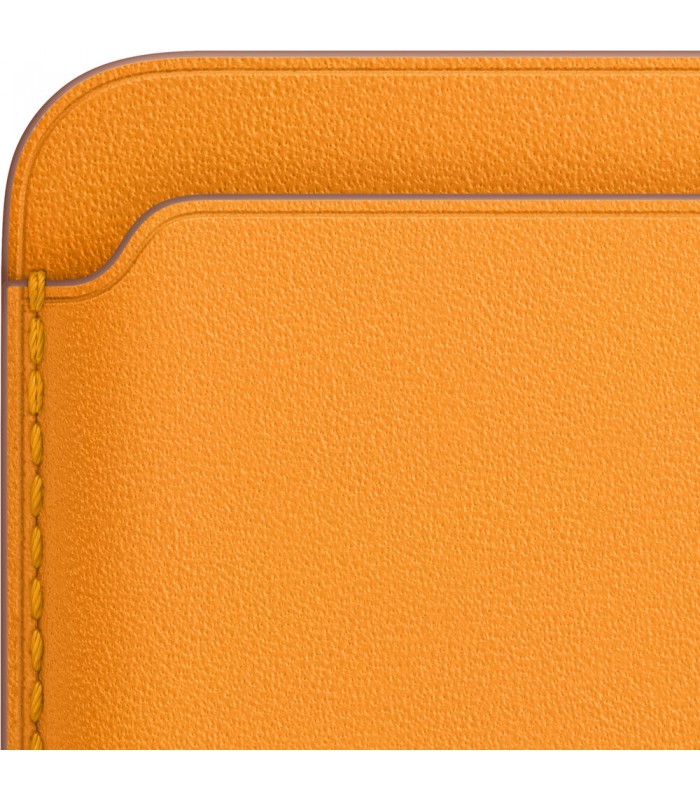 جاکارتی مگ سیف چرمی مدل iPhone Leather Wallet with MagSafe-زرد-مشابه اصلی