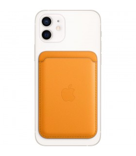 جاکارتی مگ سیف چرمی مدل iPhone Leather Wallet with MagSafe-زرد-مشابه اصلی