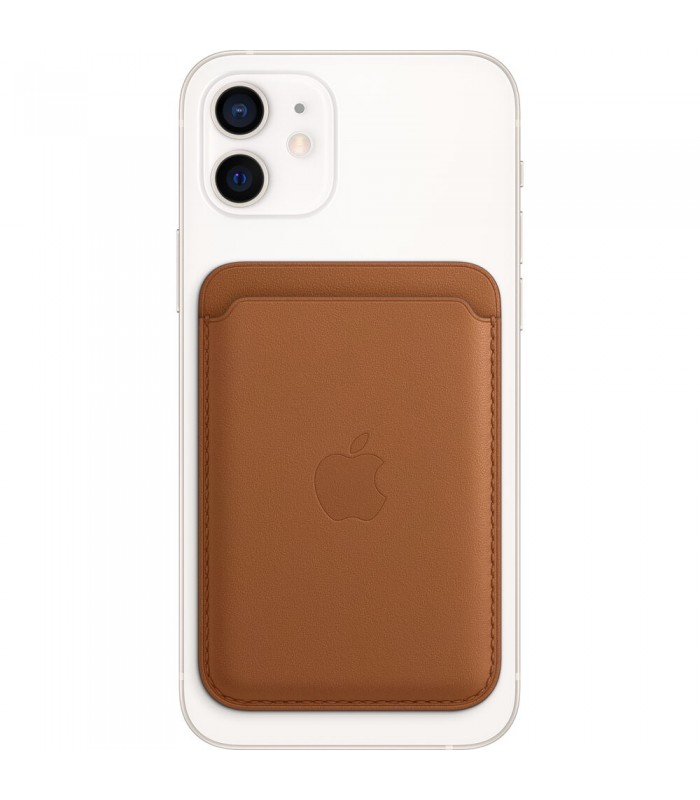جاکارتی مگ سیف چرمی مدل iPhone Leather Wallet with MagSafe-قهوه‌ای-مشابه اصلی
