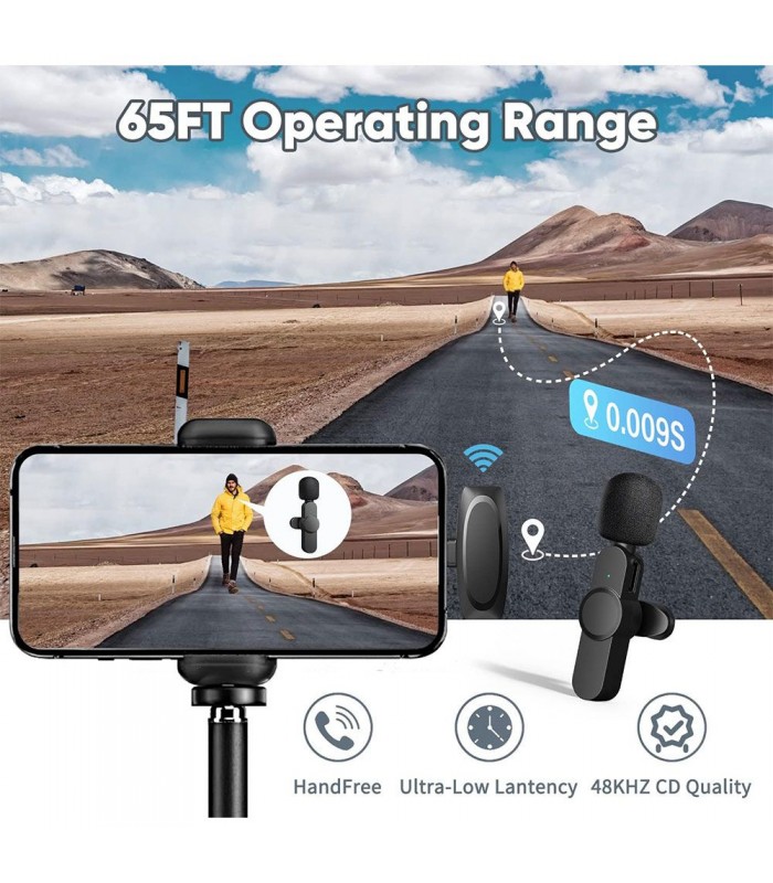 میکروفون بی‌سیم G-Tech مدل EP033 Wireless Microphone-تکی