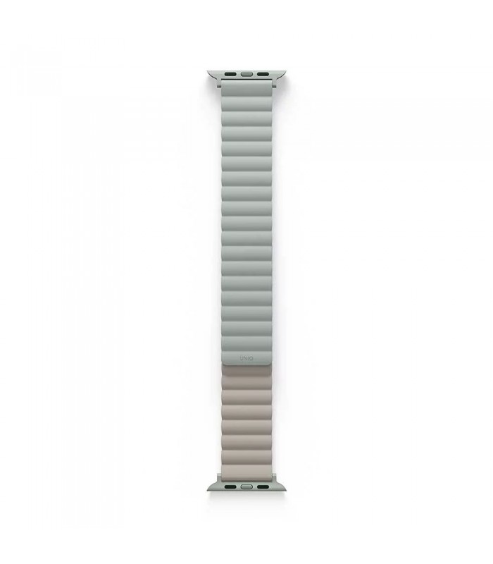 بند دورو اپل واچ  یونیک مدل Uniq Revix Reversible 42/44/45/49mm-سبز روشن/بژ-REVSAGBEG