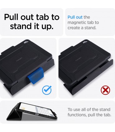کاور آیپد پرو ۱۲.۹ اینچی اسپیگن مدل Spigen Rugged Armor Pro-مشکی-ACS02889