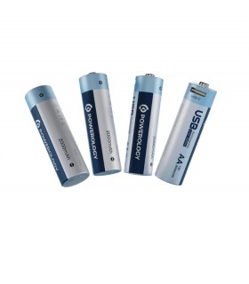 باتری قلمی شارژی پاورلوژی مدل Powerology USB-C Rechargeable Lithium-Ion Battery-سایز AA