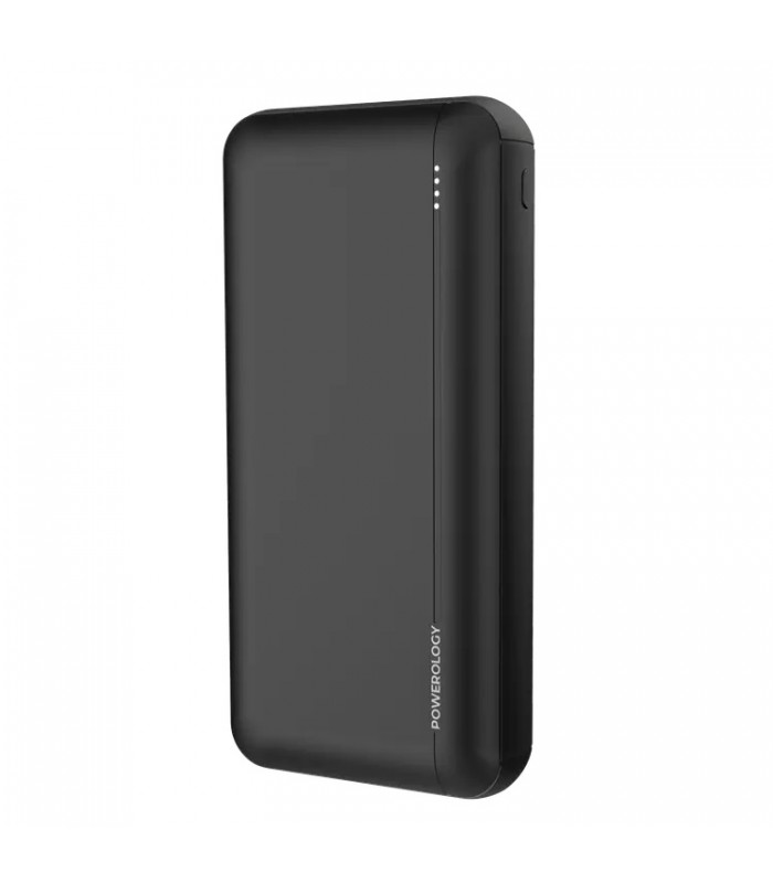 پاوربانک ۲۰۰۰۰ پاورولوژی مدل Powerology Quick Charging Power Bank-20W-مشکی