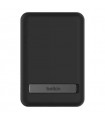 پاوربانک ۵ هزار مگ سیف بلکین مدل Belkin BoostCharge Magnetic Wireless PowerBank 5K + Stand-مشکی