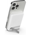 پاوربانک ۵ هزار مگ سیف بلکین مدل Belkin BoostCharge Magnetic Wireless PowerBank 5K + Stand-سفید