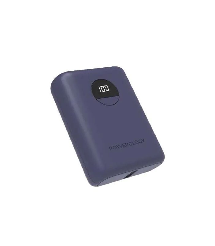 پاوربانک ۱۰۰۰۰ پاورولوژی مدل Powerology Ultra-Compact PD Power Bank-20W-بنفش