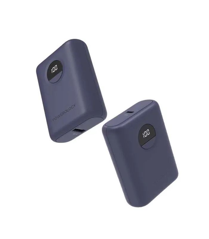 پاوربانک ۱۰۰۰۰ پاورولوژی مدل Powerology Ultra-Compact PD Power Bank-20W-بنفش