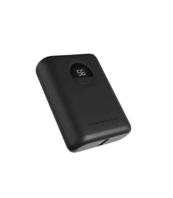 پاوربانک ۱۰۰۰۰ پاورولوژی مدل Powerology Ultra-Compact PD Power Bank-20W-مشکی