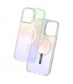 کیس مگ‌سیف زگ مدل ZAGG Iridescent Anti-Microbial Snap Case مناسب iPhone 14 Pro-هفت رنگ