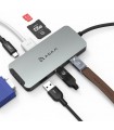 هاب ۸ پورت آدام المنتس مدل Adam Elements CASA Hub A08 USB 3.1 & USB-C 8 in 1-میدنایت