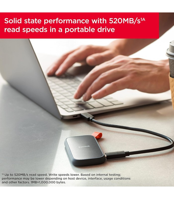 حافظه SSD اکسترنال سن دیسک مدل SanDisk Portable SSD E30 V2-۲ ترابایت