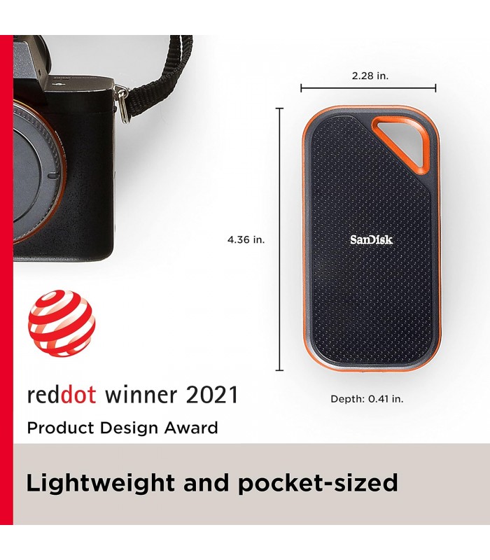 حافظه SSD اکسترنال سن دیسک مدل SanDisk Extreme Pro Portable SSD E81-۱ ترابایت