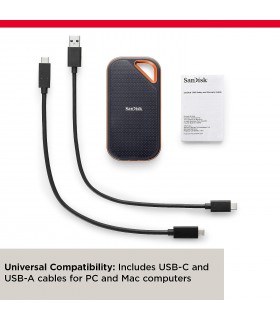 حافظه SSD اکسترنال سن دیسک مدل SanDisk Extreme Pro Portable SSD E81-۱ ترابایت