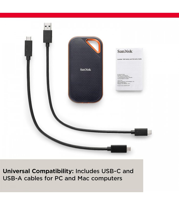حافظه SSD اکسترنال سن دیسک مدل SanDisk Extreme Pro Portable SSD E81-۱ ترابایت