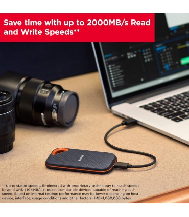 حافظه SSD اکسترنال سن دیسک مدل SanDisk Extreme Pro Portable SSD E81-۱ ترابایت