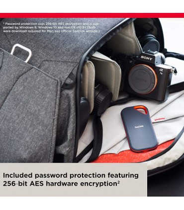 حافظه SSD اکسترنال سن دیسک مدل SanDisk Extreme Pro Portable SSD E81-۱ ترابایت