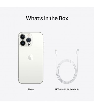 گوشی موبایل اپل iPhone 13 Pro Max رنگ نقره‌ای ظرفیت 128GB-دو سیمکارت -نات اکتیو