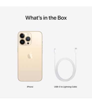 گوشی موبایل اپل iPhone 13 Pro Max رنگ طلایی ظرفیت 128GB-دو سیمکارت -نات اکتیو