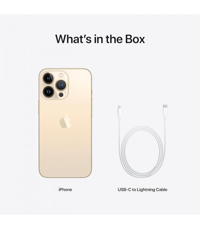 گوشی موبایل اپل iPhone 13 Pro Max رنگ طلایی ظرفیت 256GB-تک سیمکارت-نات اکتیو