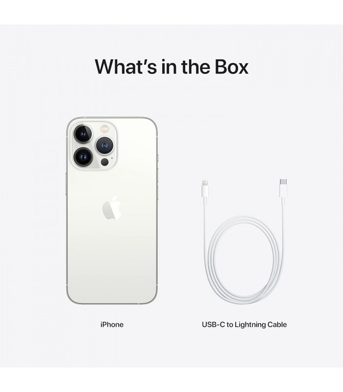 گوشی موبایل اپل iPhone 13 Pro Max رنگ نقره‌ای ظرفیت 1TB-تک سیمکارت-نات اکتیو