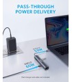 هاب شارژر ۶ در ۱ انکر مدل Anker PowerExpand 6-in-1 USB-C PD Ethernet Hub-A83650A1