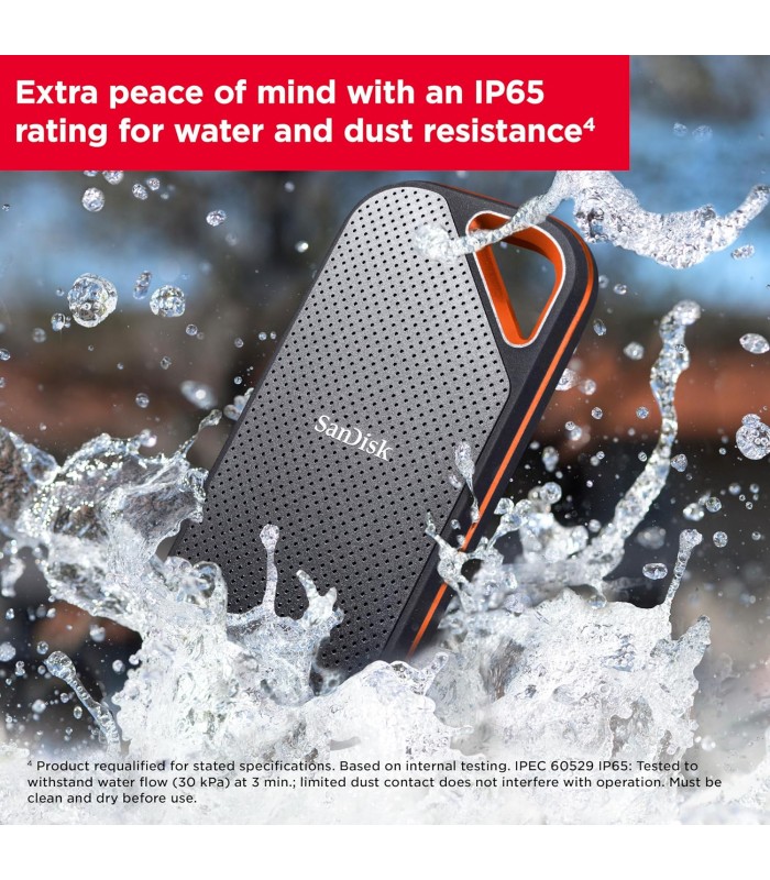 حافظه SSD اکسترنال سن دیسک مدل SanDisk Extreme Pro Portable SSD E81-۲ ترابایت