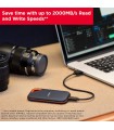 حافظه SSD اکسترنال سن دیسک مدل SanDisk Extreme Pro Portable SSD E81-۴ ترابایت
