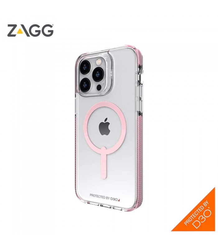 کیس مگ‌سیف زگ مدل ZAGG Santa Cruz Snap مناسب iPhone 13/14-صورتی