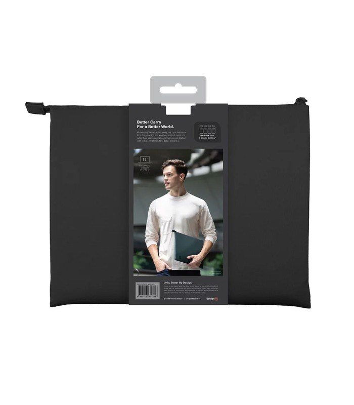 کیف لپتاپ ۱۵/۱۶ اینچی یونیک مدل UNIQ Lyon-مشکی-MNBLACK