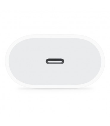 آداپتور شارژر USB-C اپل با توان ۲۰ وات - اورجینال پریز اروپایی-گارانتی ۱۲ ماهه