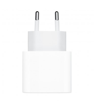 آداپتور شارژر USB-C اپل با توان ۲۰ وات - اورجینال پریز اروپایی-گارانتی ۱۲ ماهه