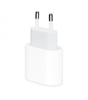 آداپتور شارژر USB-C اپل با توان ۲۰ وات - اورجینال پریز اروپایی-گارانتی ۱۲ ماهه