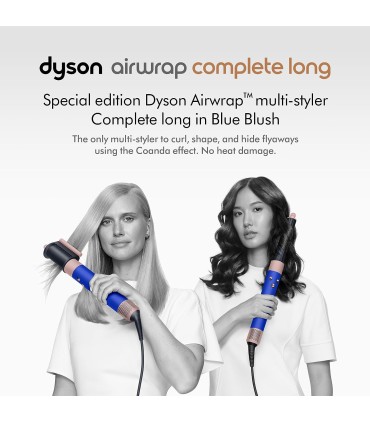 حالت دهنده مو دایسون مدل Dyson Airwrap HS05 Long Special Edition-Blue Blush (آبی/گلبهی)