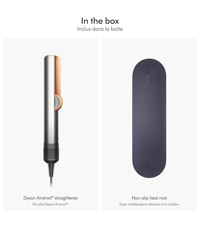 سشوار و صاف‌کننده مو دایسون مدل Dyson Airstrait HT01-Nickel/Copper (نقره‌ای/مسی)