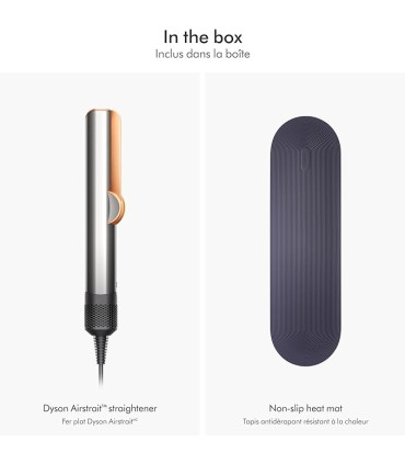 سشوار و صاف‌کننده مو دایسون مدل Dyson Airstrait HT01-Nickel/Copper (نقره‌ای/مسی)
